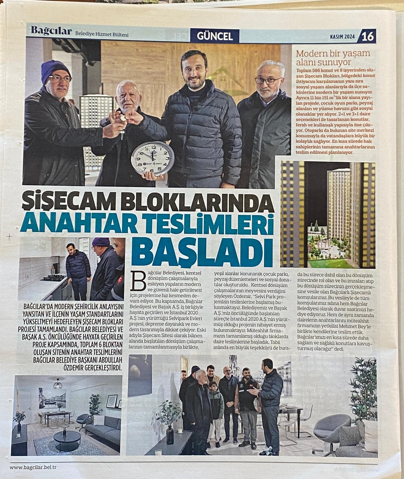 Aydınşaat - Basında Yer Alan Haberler